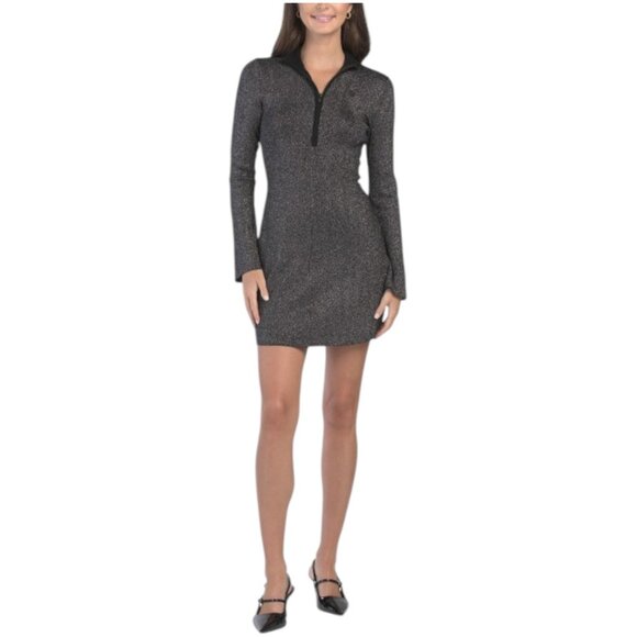 Maje Dresses & Skirts - MAJE Ralice Glittery Knit Mini Dress